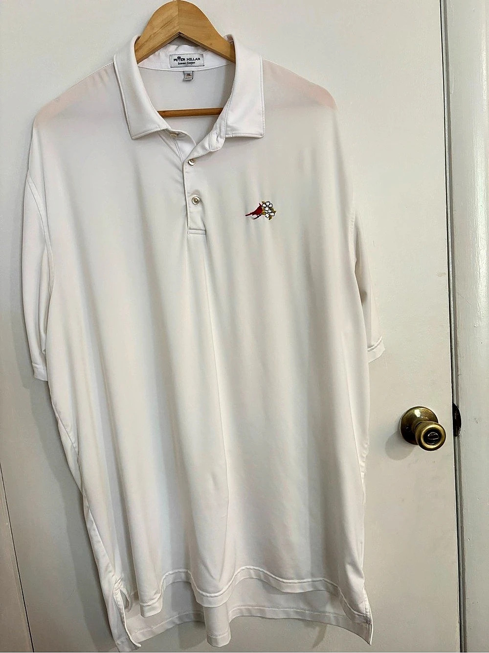 Peter Millar Summer Comfort Performance Polo White XL